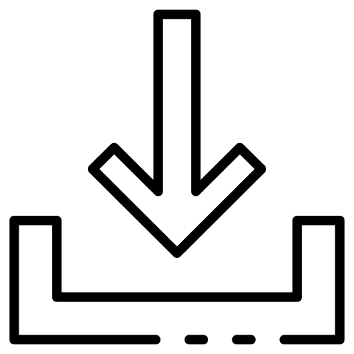 Download button input download icon