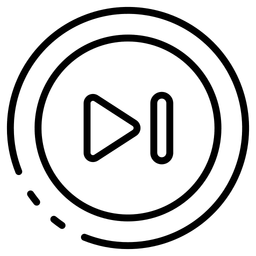 Forward forward button play icon