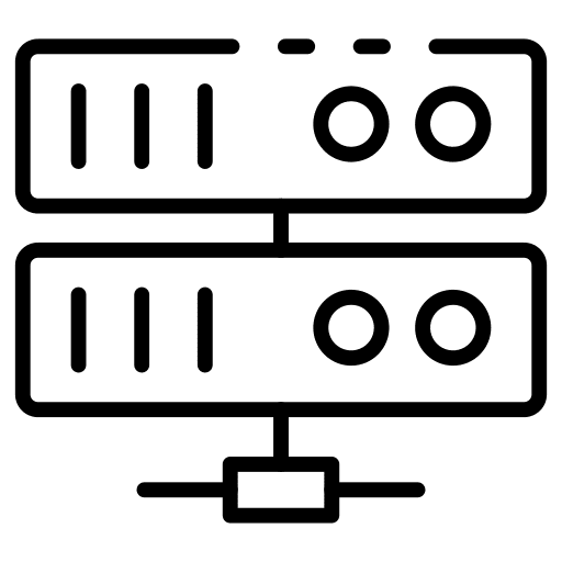 Server network server storage icon