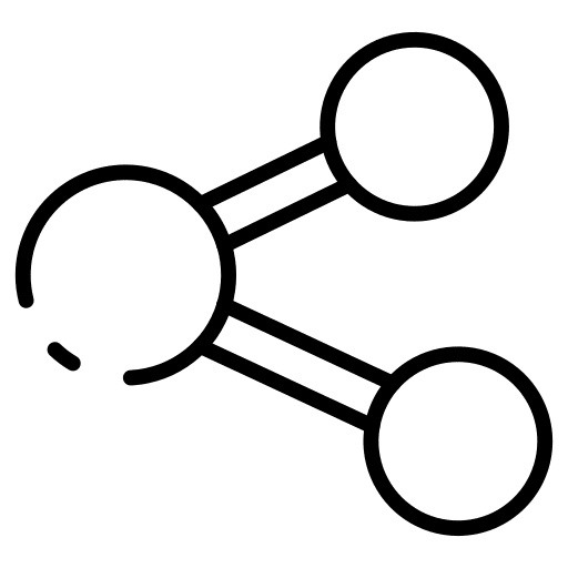 Share connector share interface icon