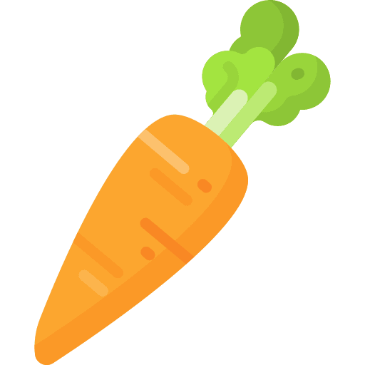Carrot food and restaurant vegan carrot icon