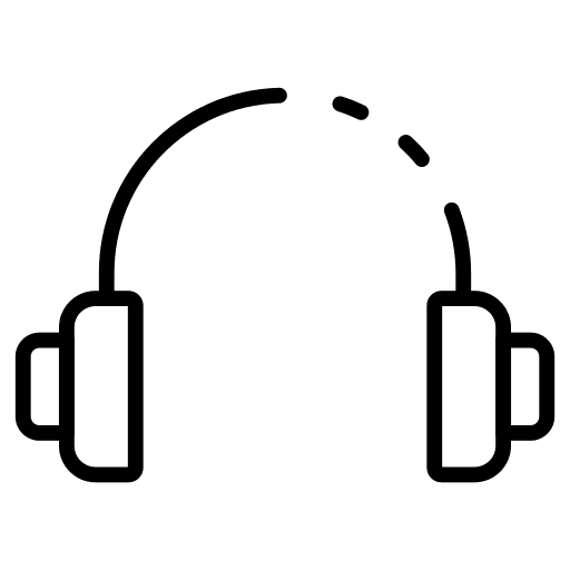 Headphone headphone sound audio icon