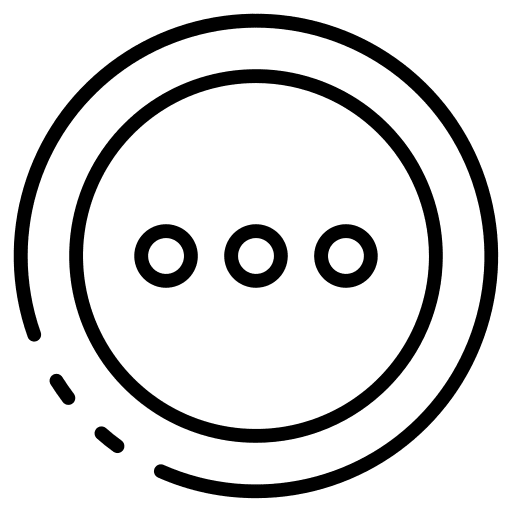 Option menu three dots button icon