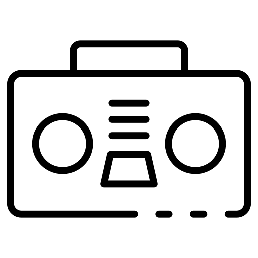 Radio antenna radio communications icon