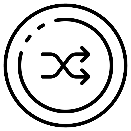 Shuffle two shuffle changing icon