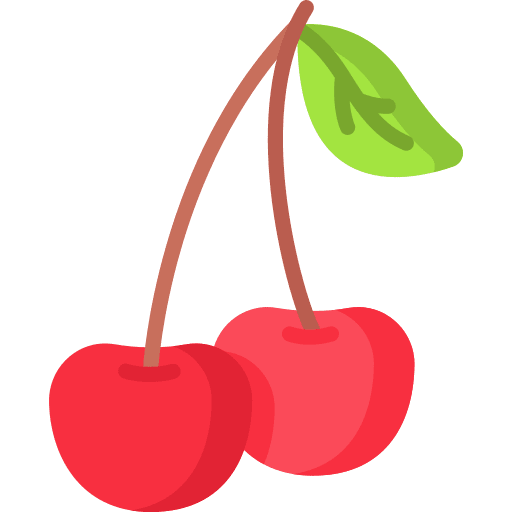 Cherry cherry food and restaurant fruit icon