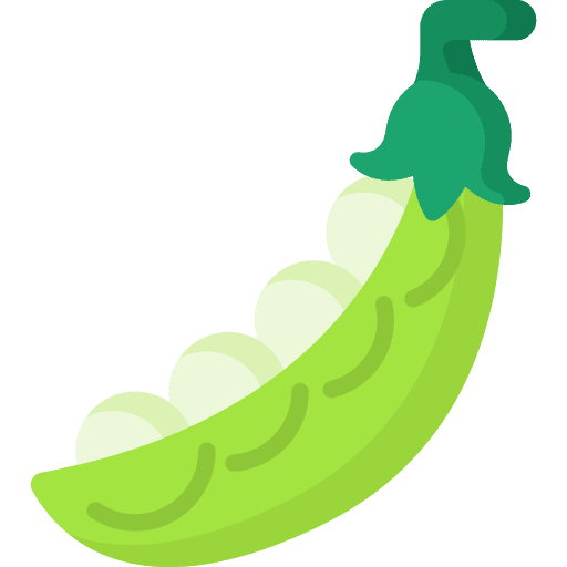 Peas organic vegetarian vegetable icon