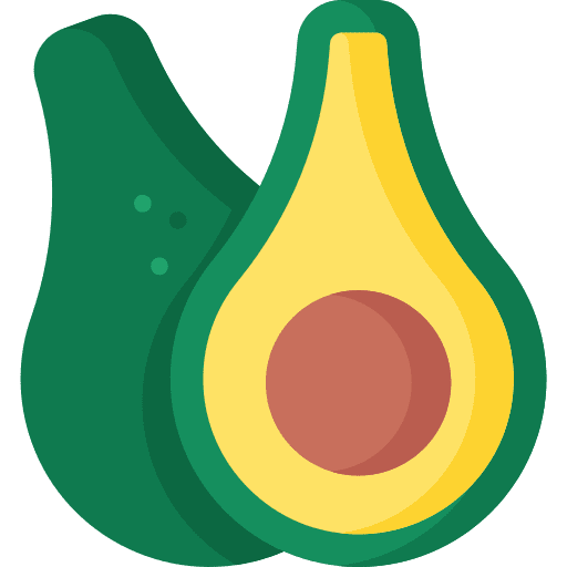Avocado healthy food vegan avocado icon
