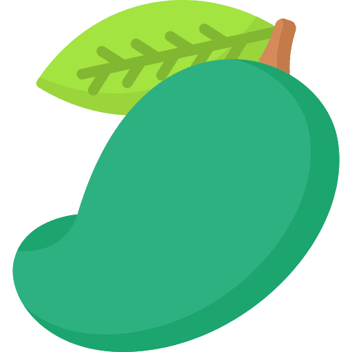 Mango organic vegan diet icon