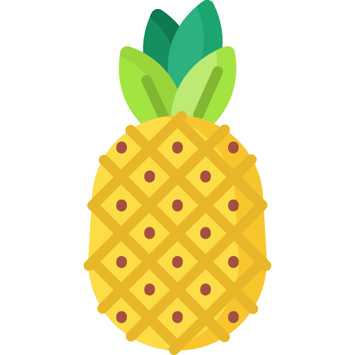 Pineapple food fruit natural icon