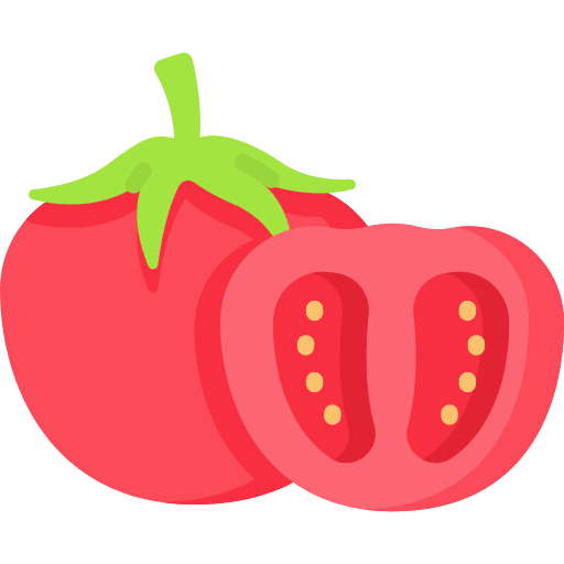 Tomato fruit organic diet icon