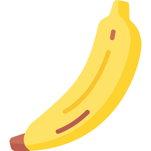 Banana banana diet organic icon
