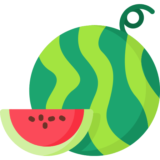 Watermelon watermelon food and restaurant fruit icon