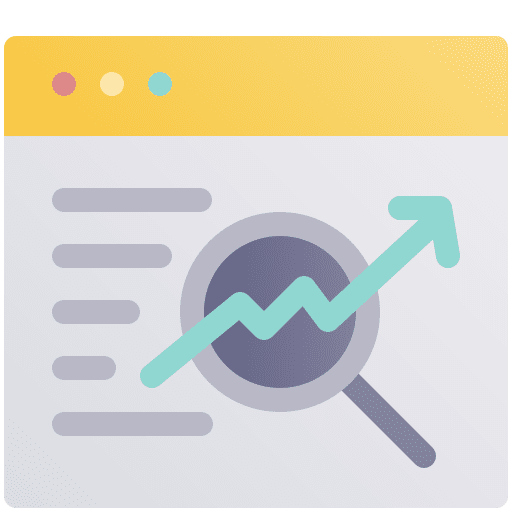 Web analysis web analysis marketing analysis icon