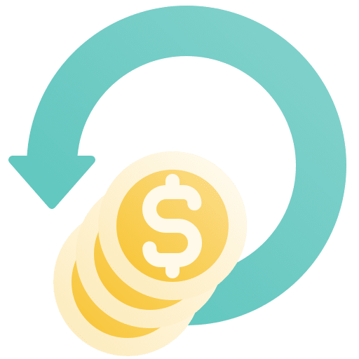 Return on investment return on investment finance invest icon