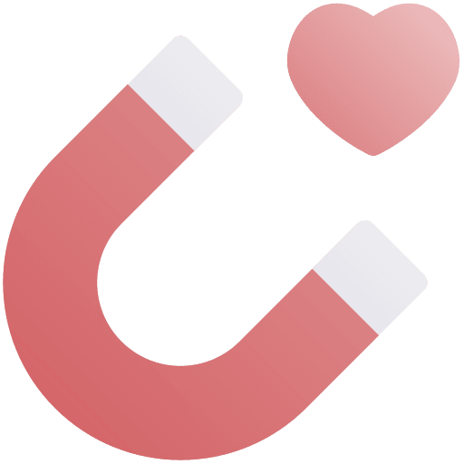 Social engagement social media magnet business icon