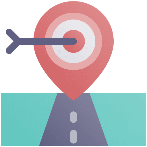Target aim location target icon