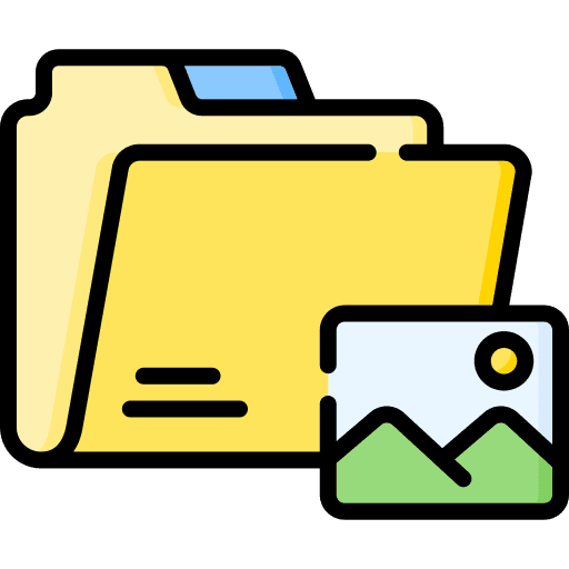 Folder user interface file storage image icon