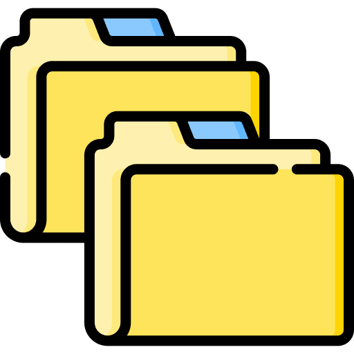 Folder archive files and folders file storage icon