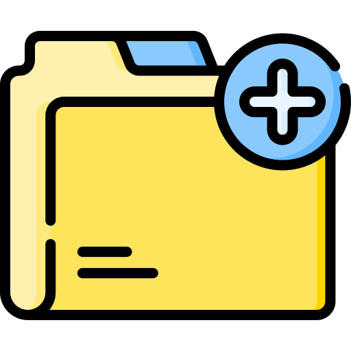 Folder archive folder data storage icon