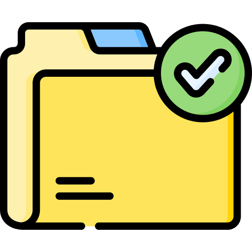 Folder data storage ui files and folders icon
