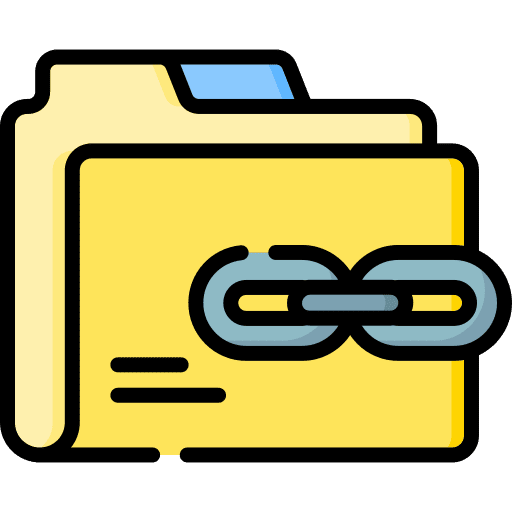 Folder folder chain archive icon