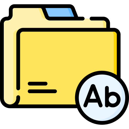 Folder folder ui typography icon
