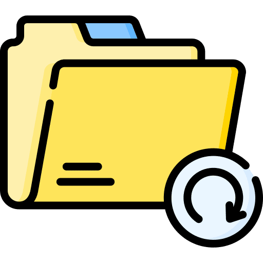 Folder data storage file storage archive icon