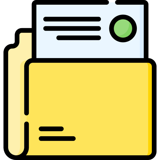 Folder files and folders document paper icon