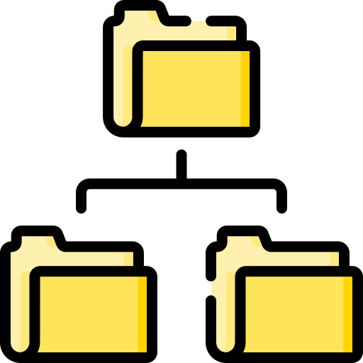 Folder shared ui data storage icon