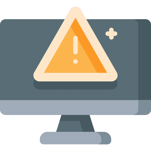 Notification alert warning sign notification icon