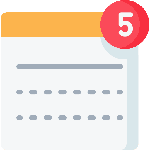 Notification layout interface seo and web icon