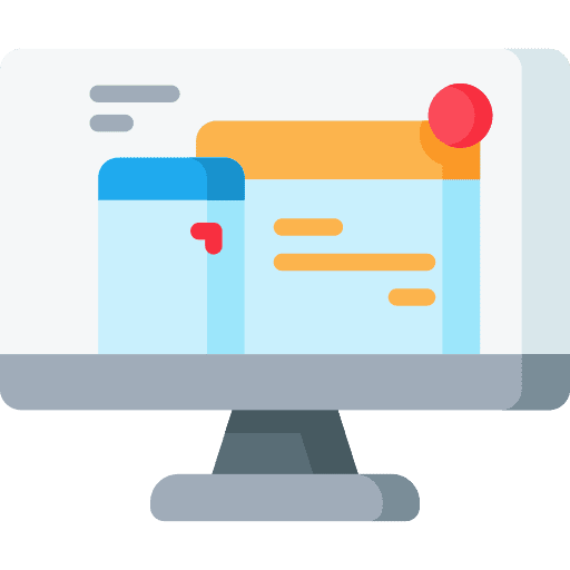 Notification seo and web screen web browser icon