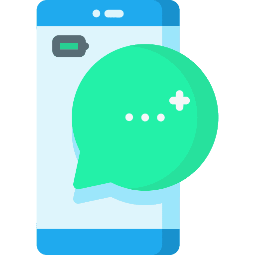 Chat communications speech bubble chat icon