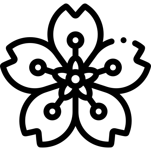 Cherry blossom cherry blossom botanical nature icon