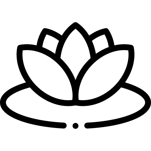 Lotus botanical lotus flower icon