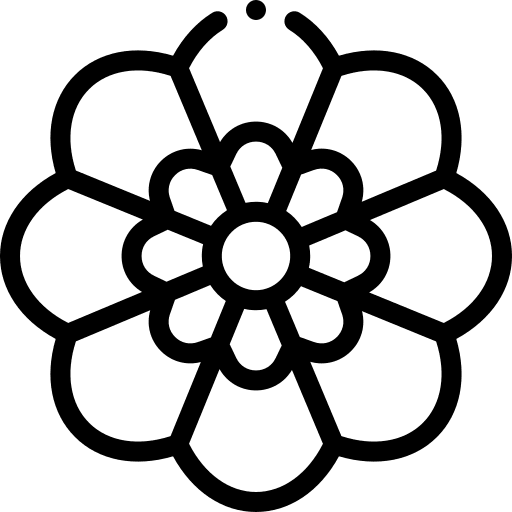 Amazon petals blossom flower icon