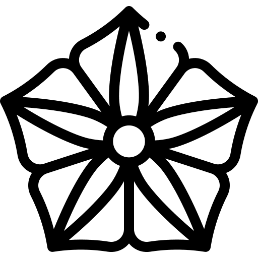 Moon moon flower vine icon