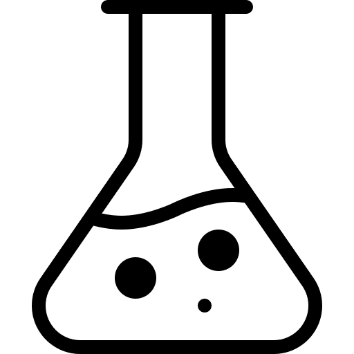 Flask healthcare flask biology icon
