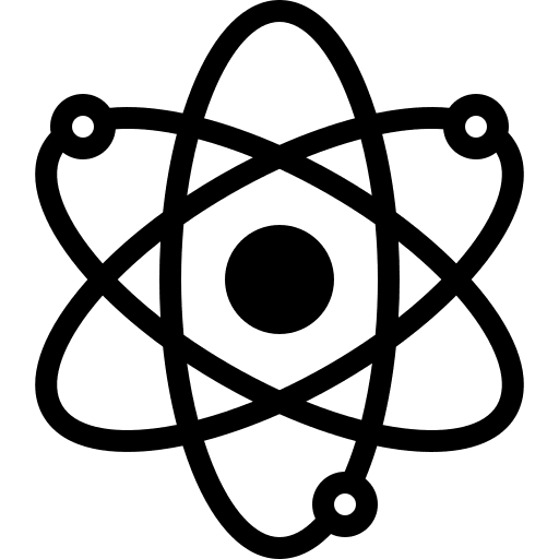 Atom atom atomic structure molecule icon