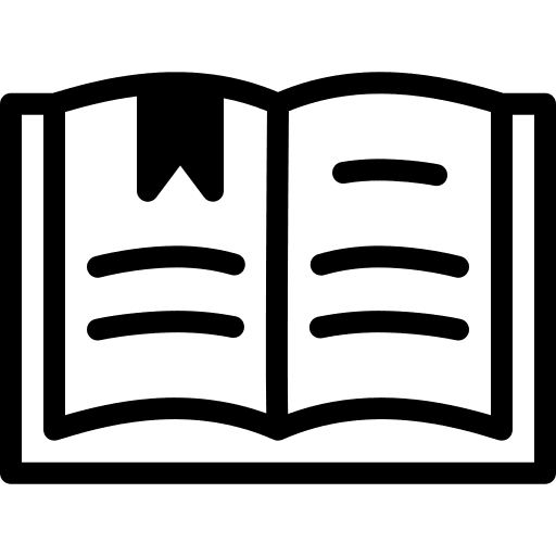 Book knowledge read education icon