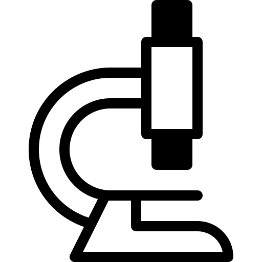 Microscope research lab microscope icon