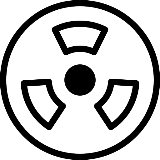 Nuclear signaling danger toxic icon