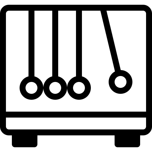 Pendulum effect pendulum education icon