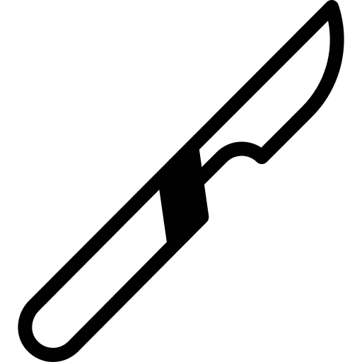 Scalpel scalpel medical equipment surgeon icon