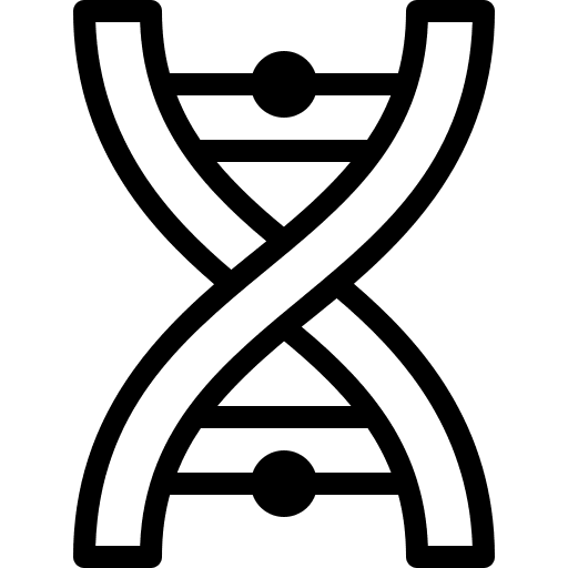 Dna genetic dna biology icon