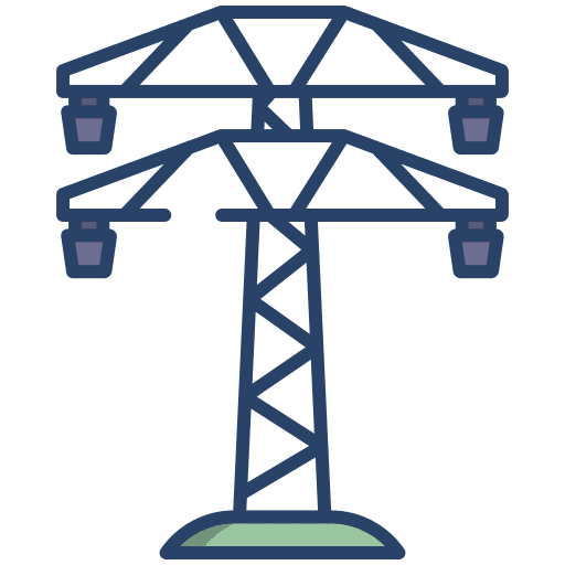 Electricity electricity electric tower tower icon