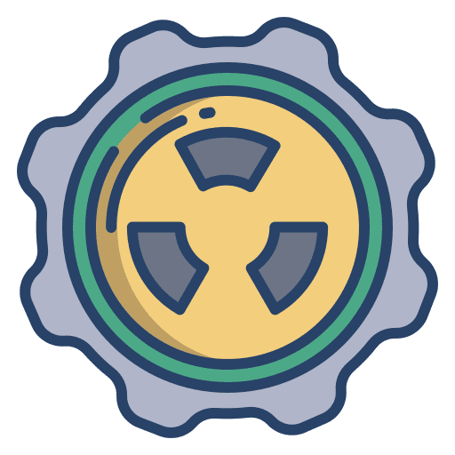 Nuclear nuclear industry radioactive icon