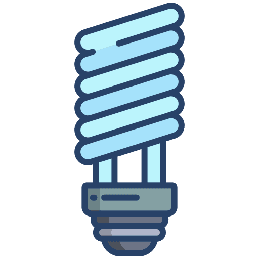 Bulb led lighting save energy led lamp icon