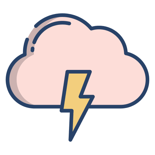 Storm thunder storm weather icon
